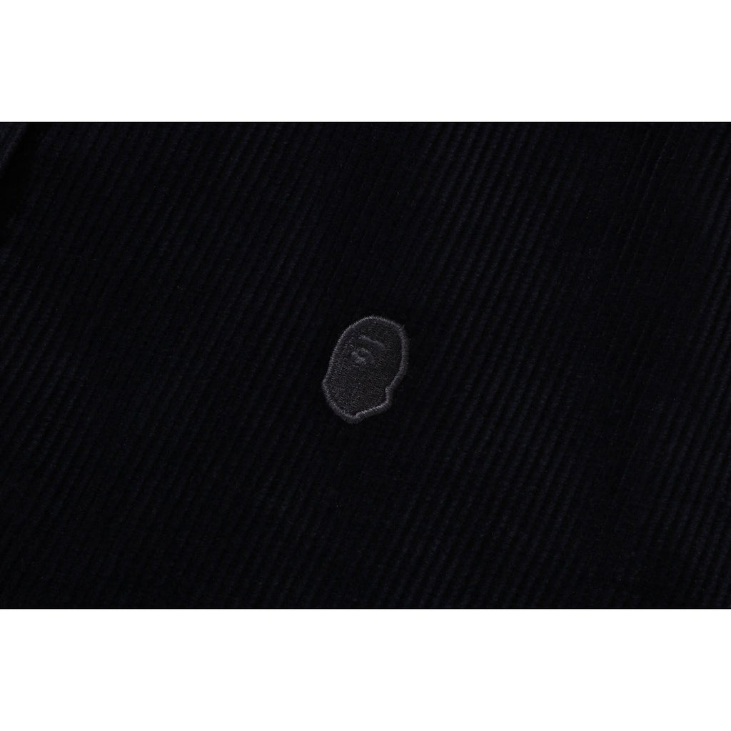 BAPE ONE POINT CORDUROY L/S SHIRT MENS