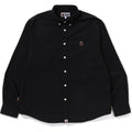 BAPE ONE POINT OXFORD LS SHIRT MENS