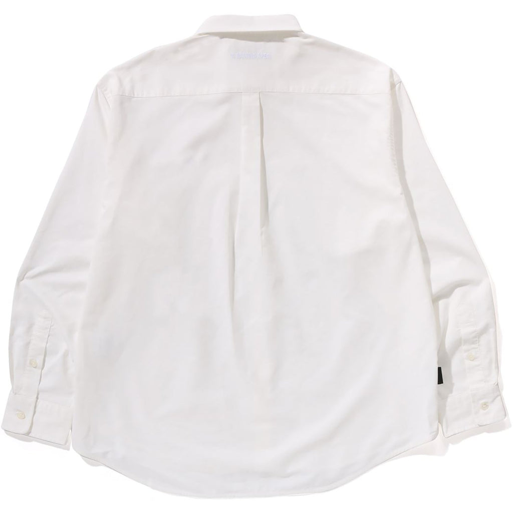 BAPE ONE POINT OXFORD LS SHIRT MENS