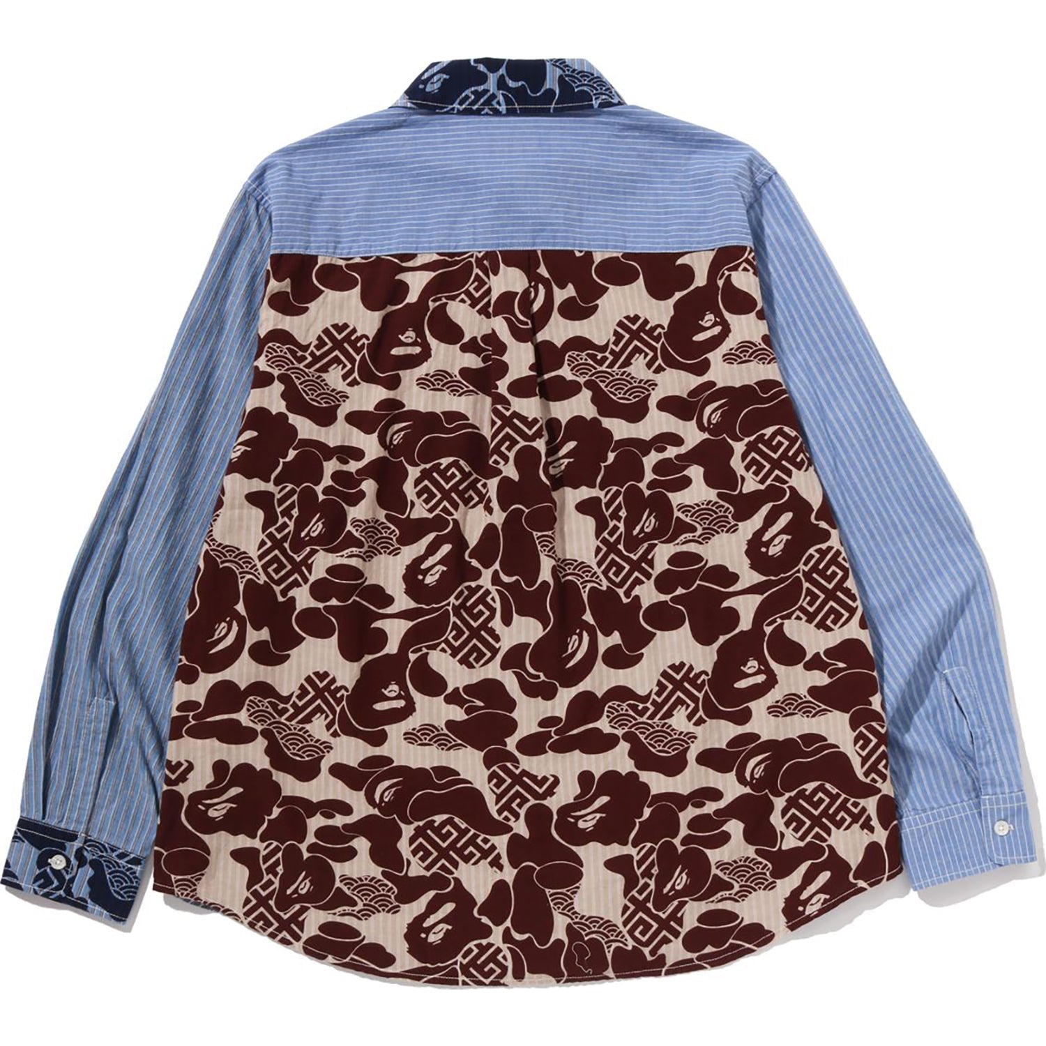 BAPE ASIA CAMO PATCHWORK SHIRT MENS