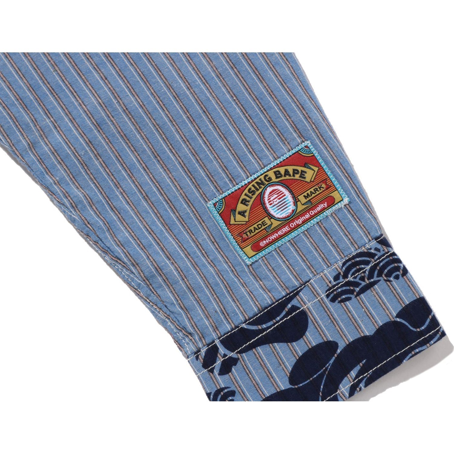 BAPE ASIA CAMO PATCHWORK SHIRT MENS