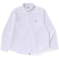 BAPE ONE POINT OXFORD LS SHIRT MENS