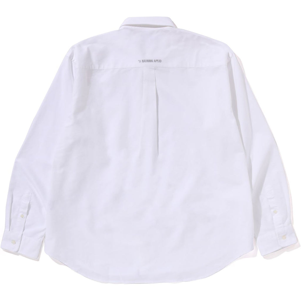BAPE ONE POINT OXFORD LS SHIRT MENS