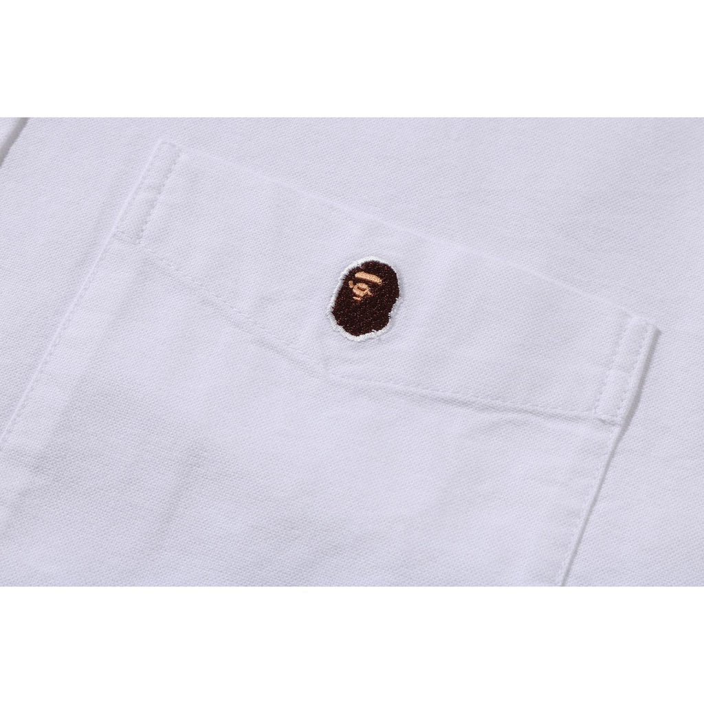 BAPE ONE POINT OXFORD LS SHIRT MENS