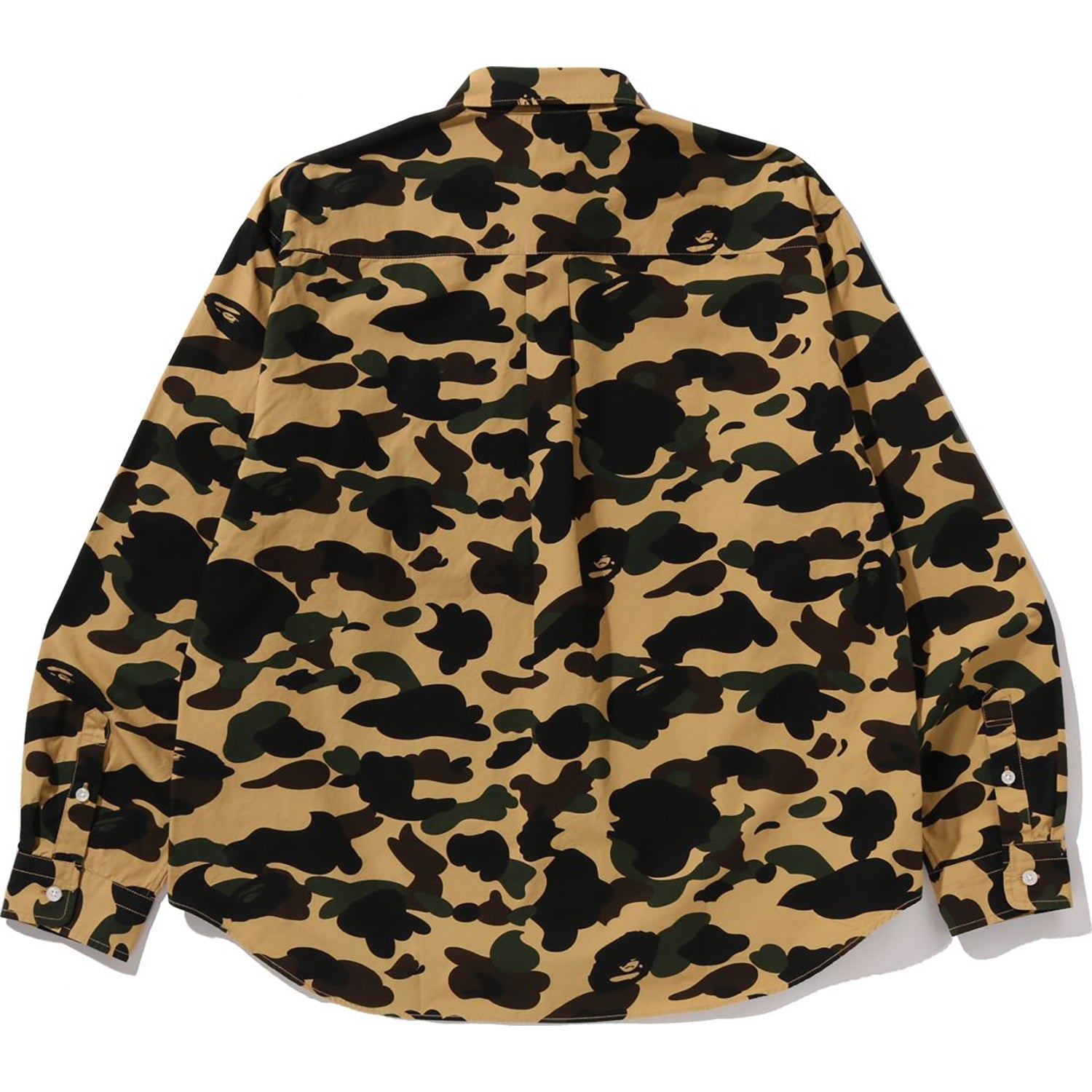 BAPE 1ST CAMO ONE POINT RELAXED FIT LS SHIRT MENS