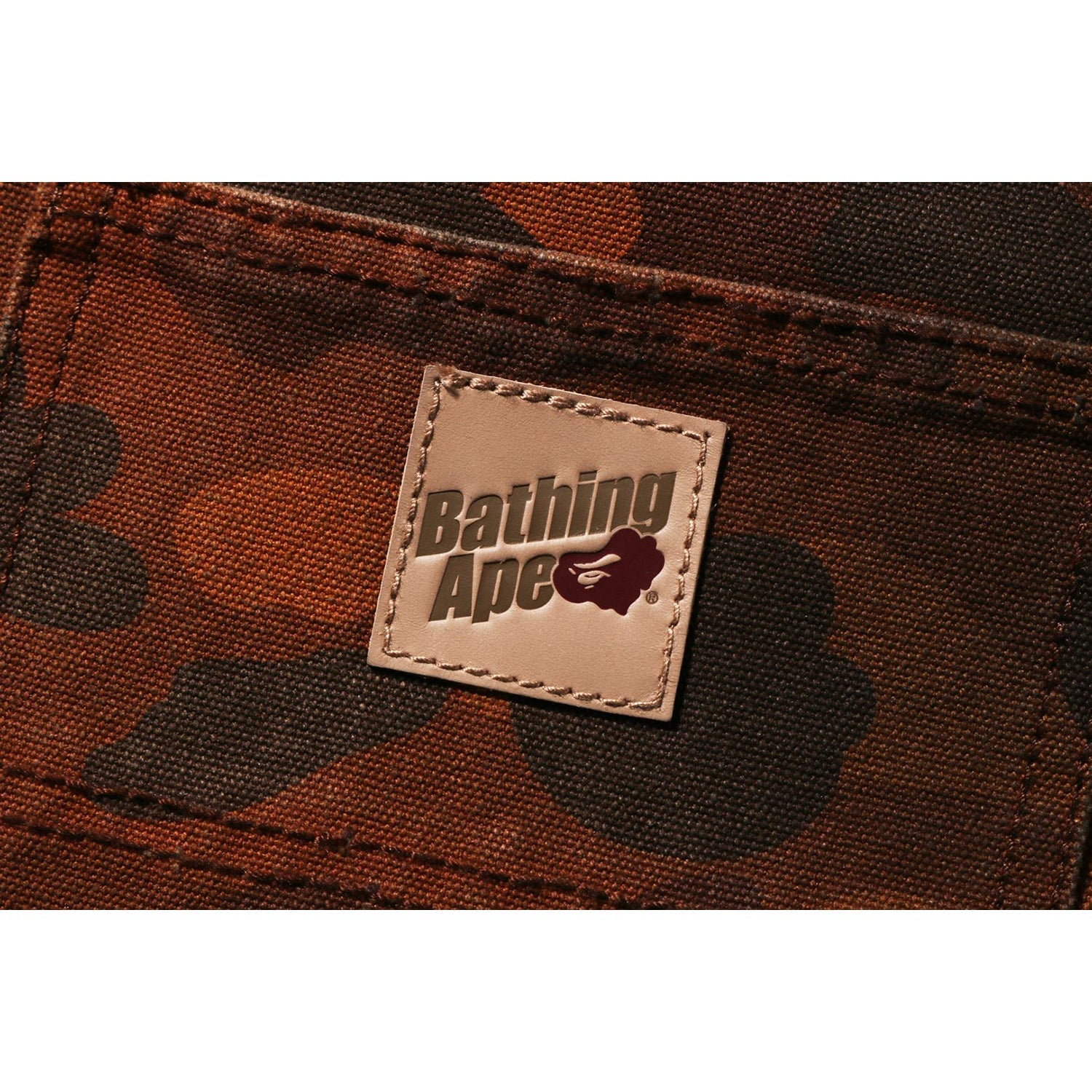 BAPE SOLID 1ST CAMO WORK LS SHIRT MENS