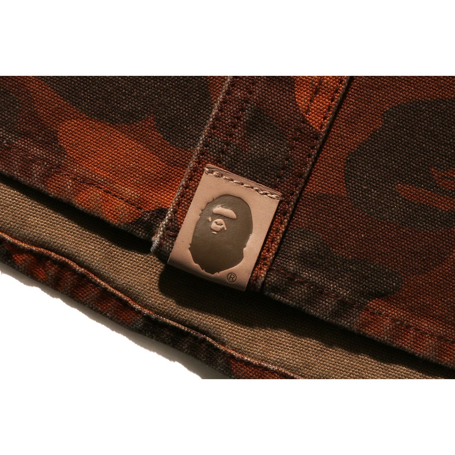 BAPE SOLID 1ST CAMO WORK LS SHIRT MENS