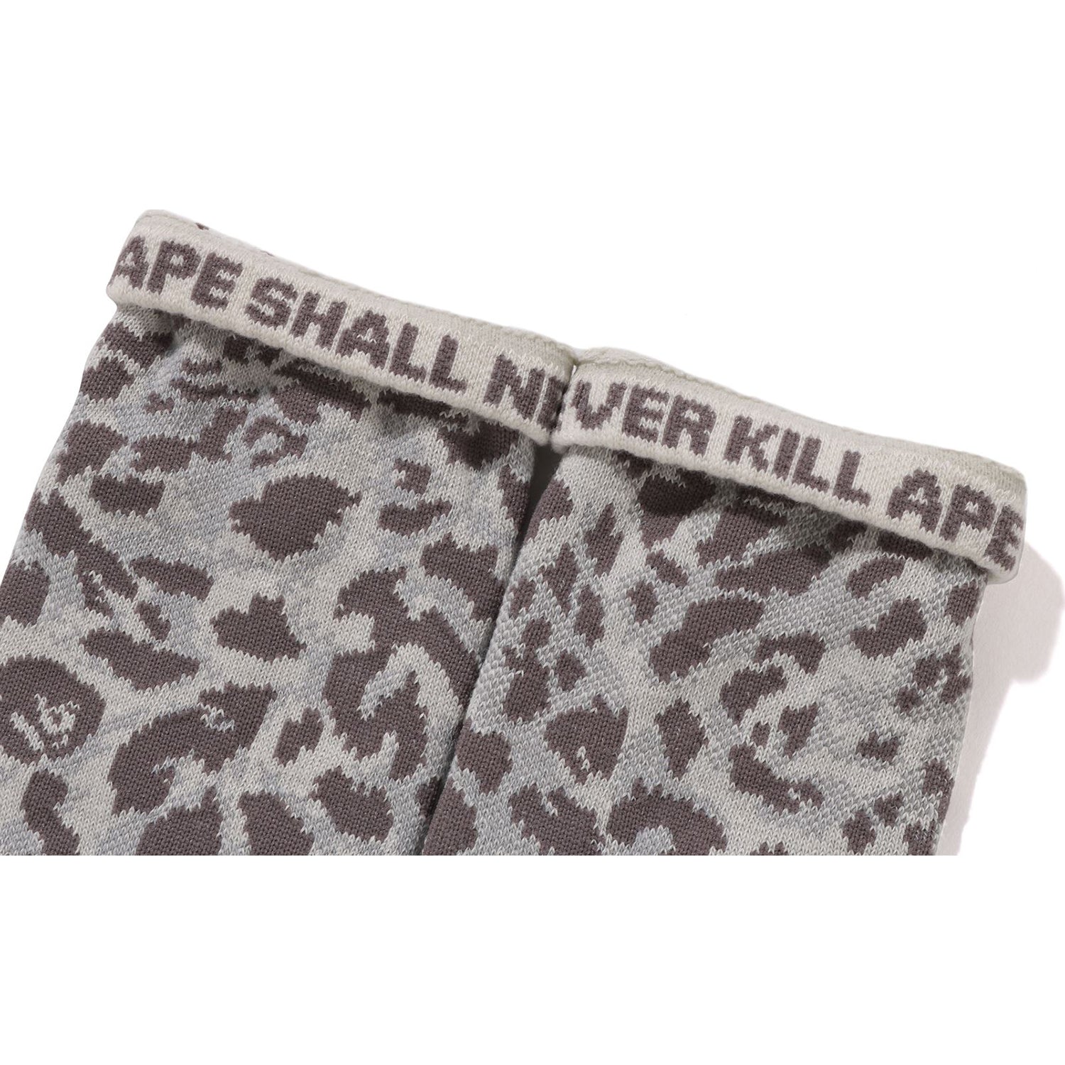 BAPE WILD LEOPARD PATTERN SOCKS MENS