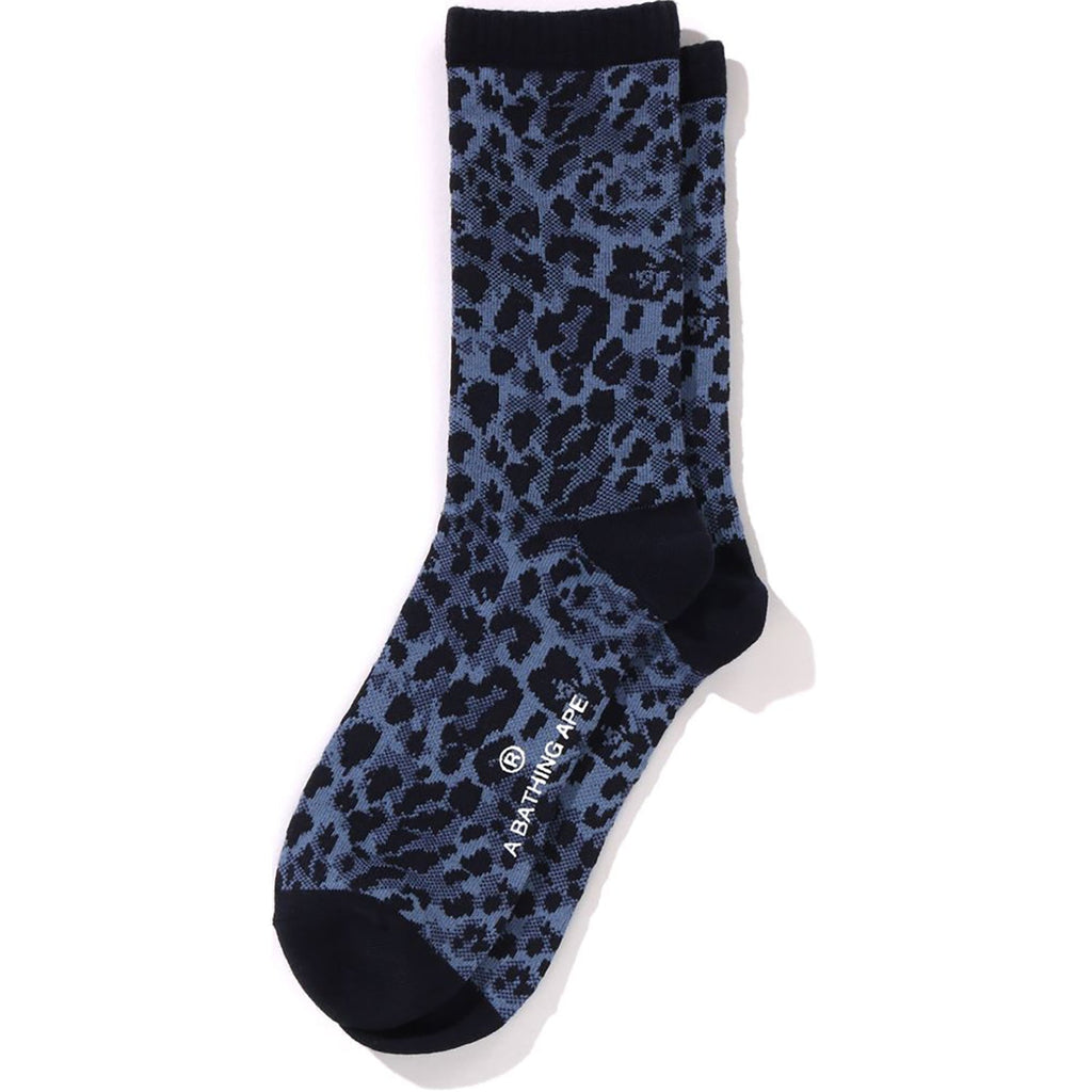 BAPE WILD LEOPARD PATTERN SOCKS MENS