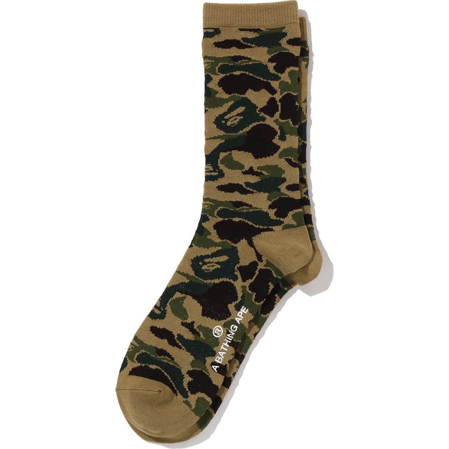 BAPE ABC CAMO JACQUARD SOCKS MENS