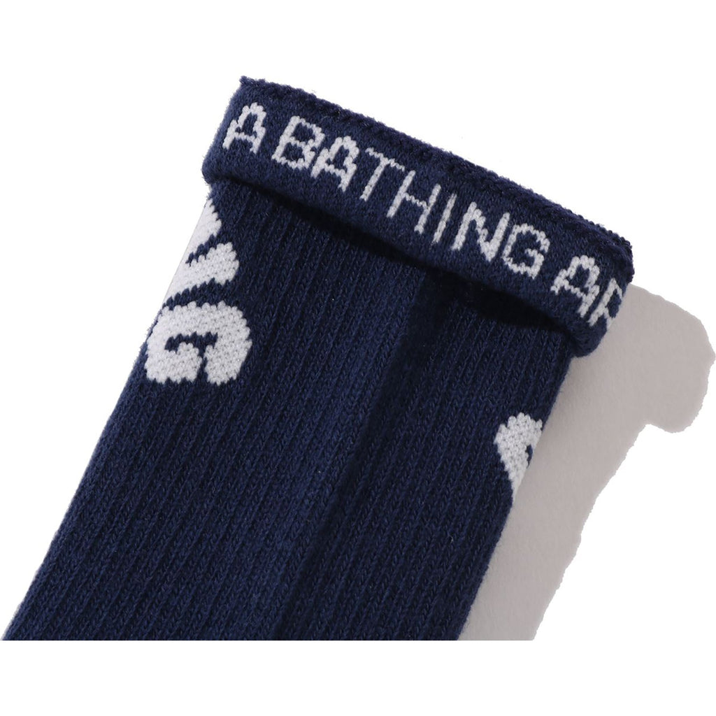 BAPE COLLEGE RIB SOCKS KIDS