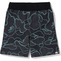 BAPE TEXT CODE CAMO SWEAT SHORTS MENS