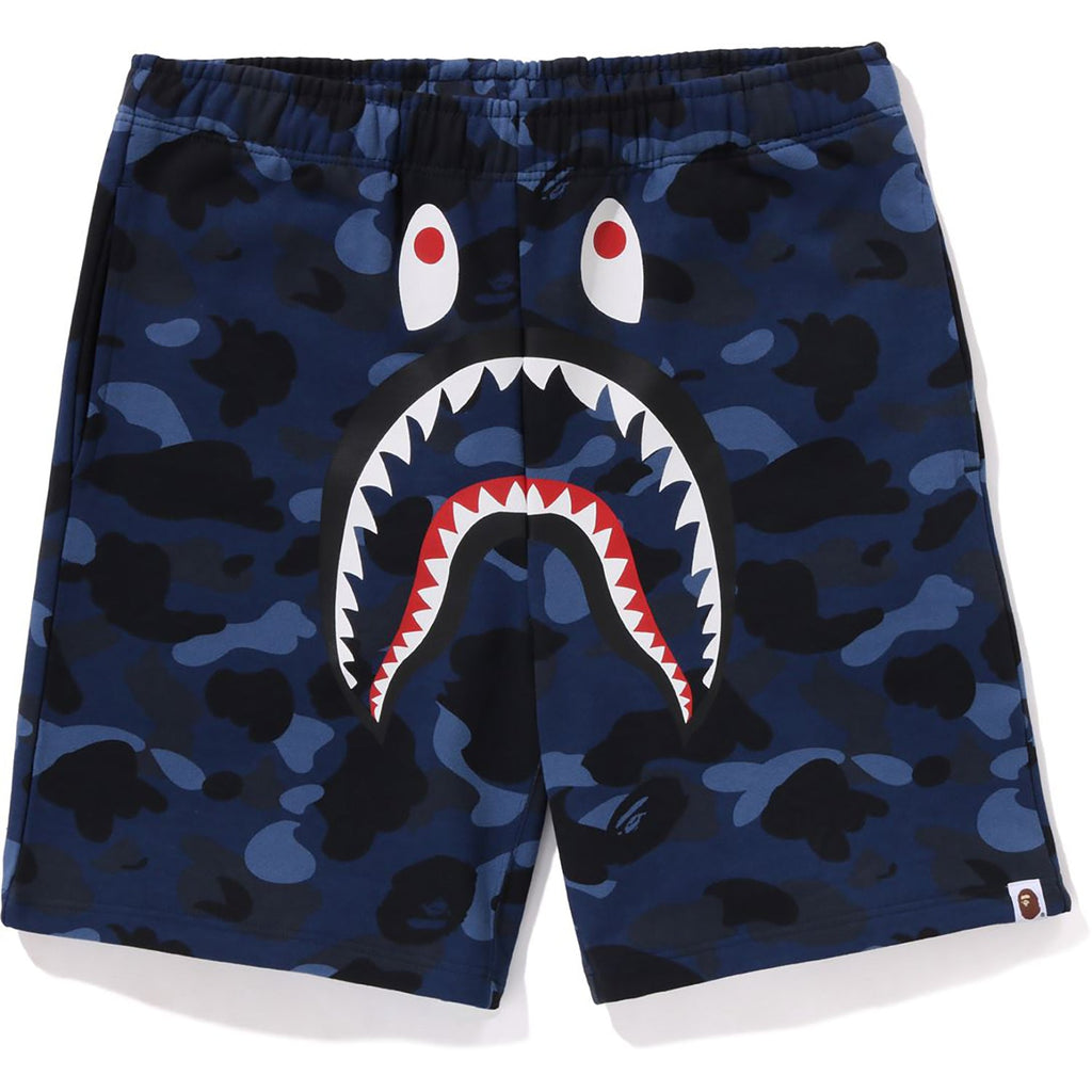 BAPE COLOR CAMO SHARK SWEAT SHORTS MENS