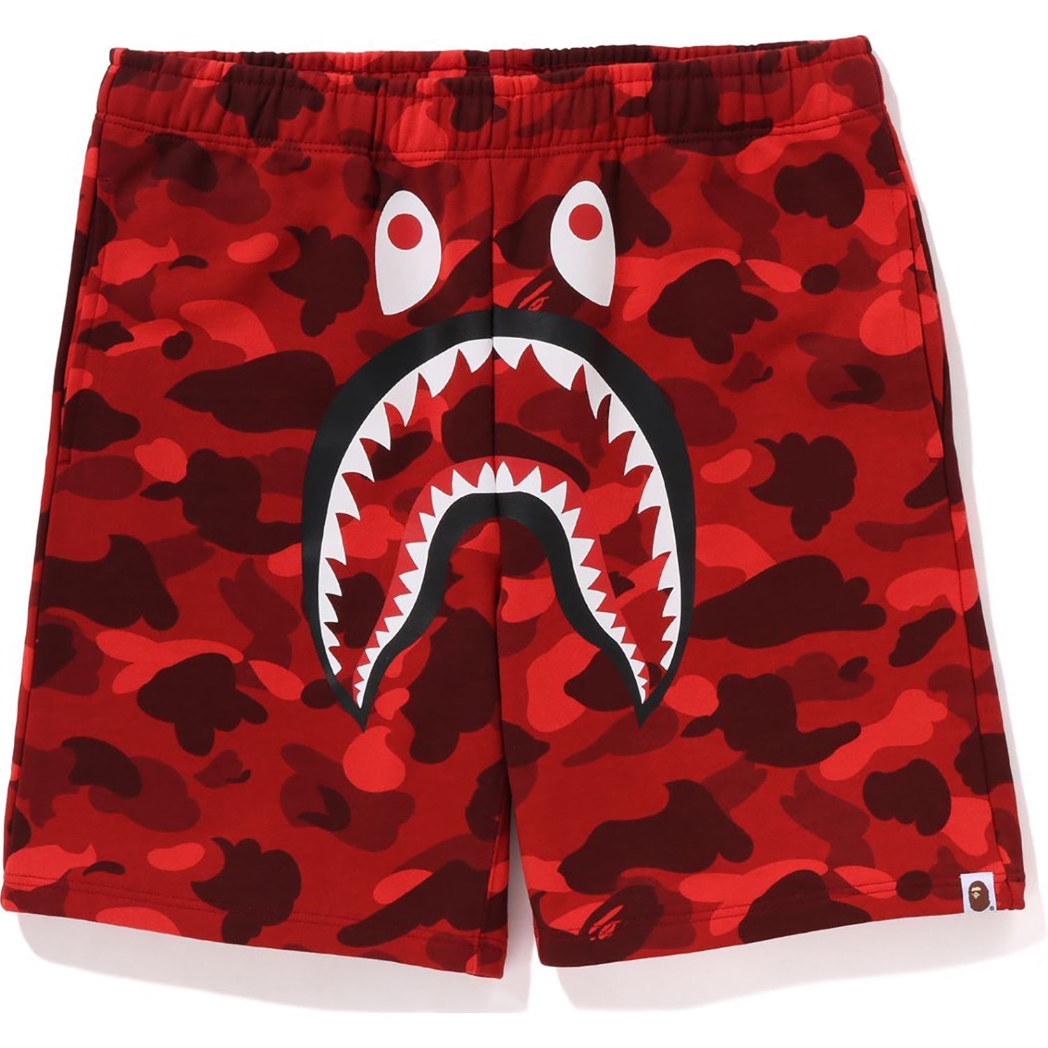 BAPE COLOR CAMO SHARK SWEAT SHORTS MENS