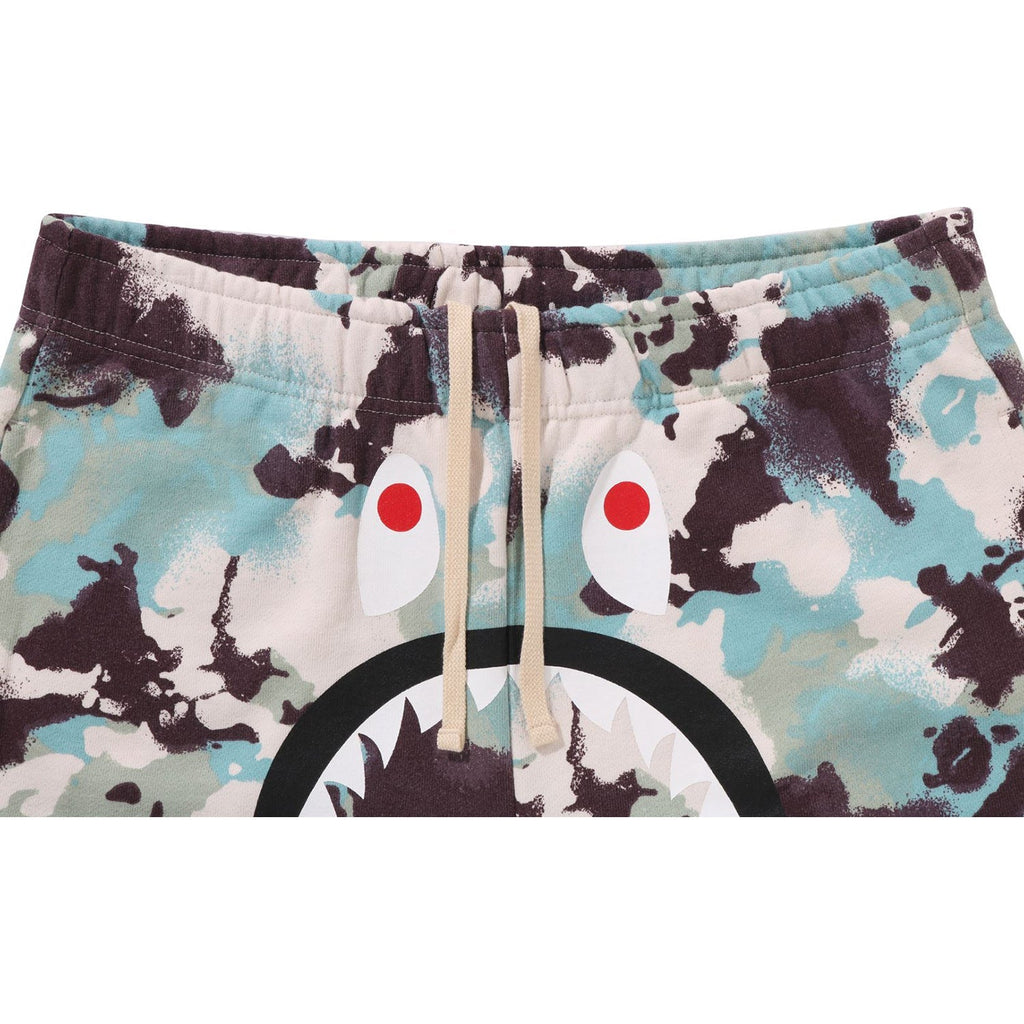BAPE MAP CAMO REGULAR FIT SHARK SWEAT SHORTS MENS