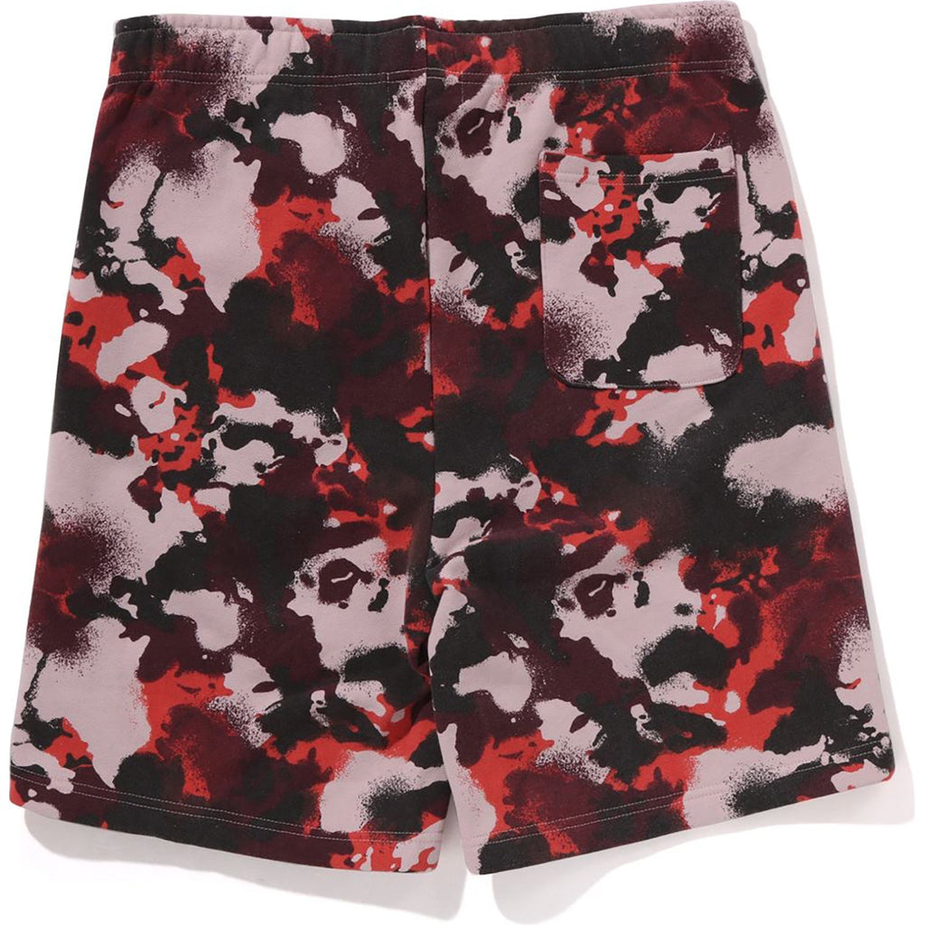 BAPE MAP CAMO REGULAR FIT SHARK SWEAT SHORTS MENS