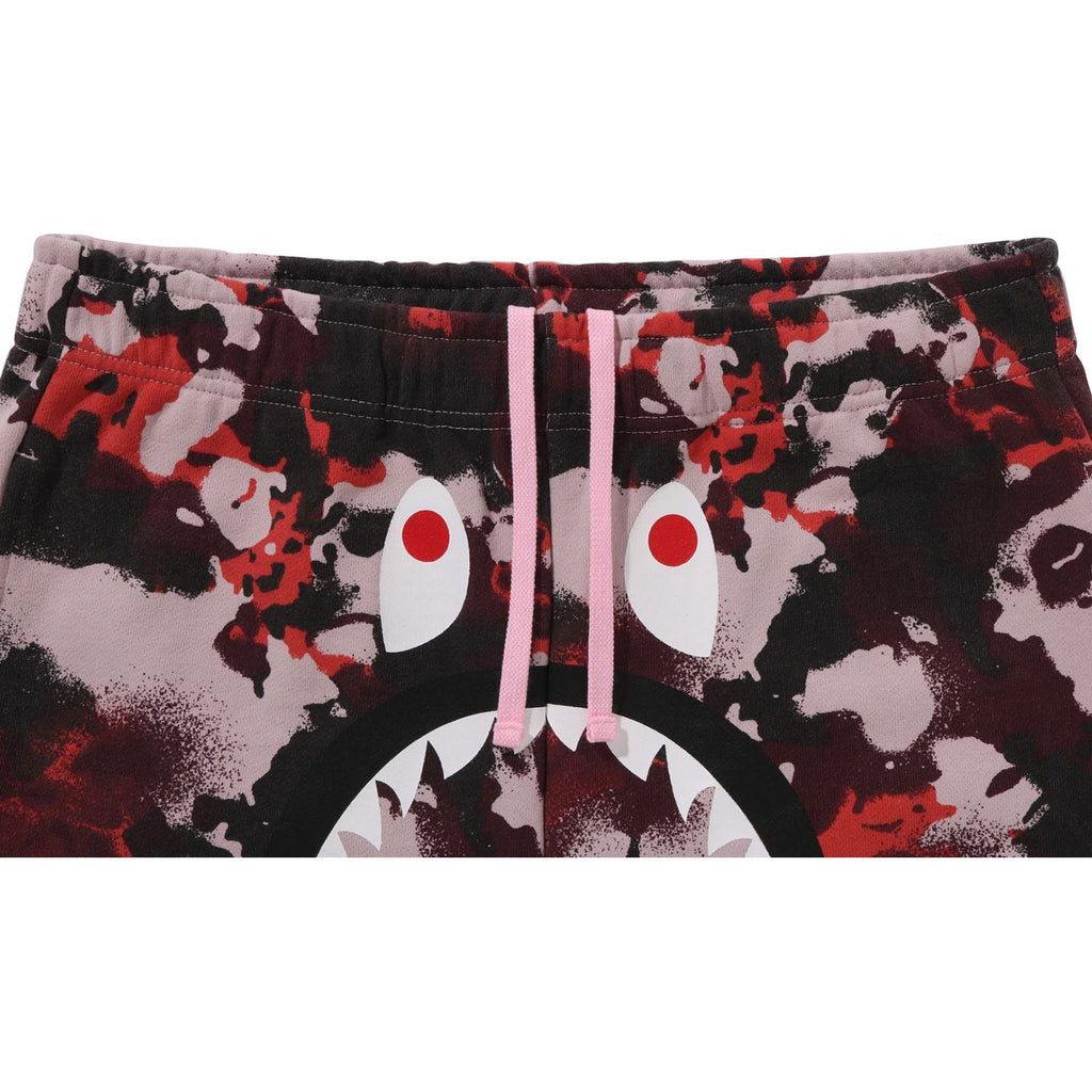 BAPE MAP CAMO REGULAR FIT SHARK SWEAT SHORTS MENS