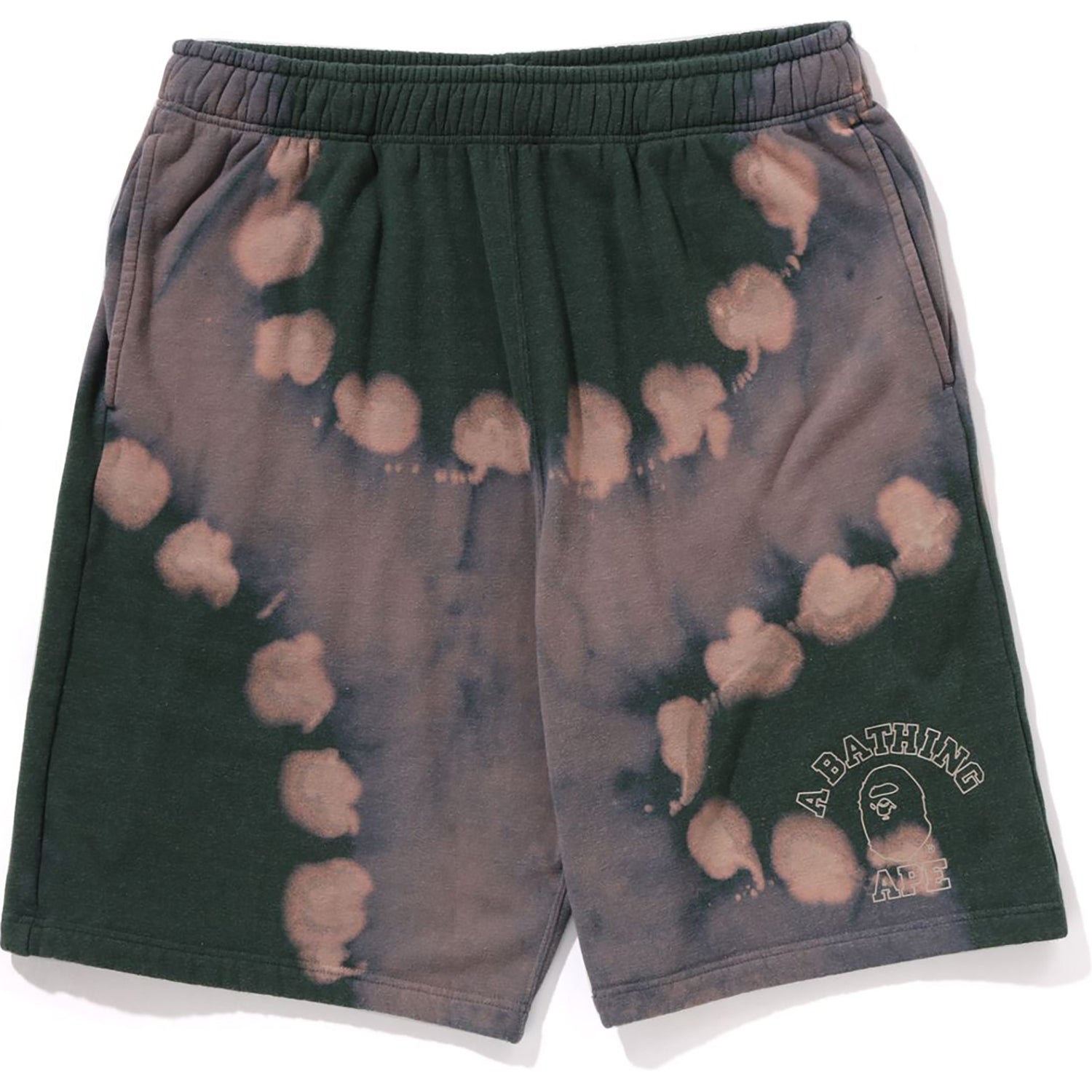 BAPE HAND DYE RELAXED FIT SWEAT SHORTS MENS