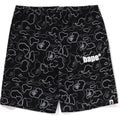 BAPE NEON CAMO REGULAR FIT SWEAT SHORTS MENS