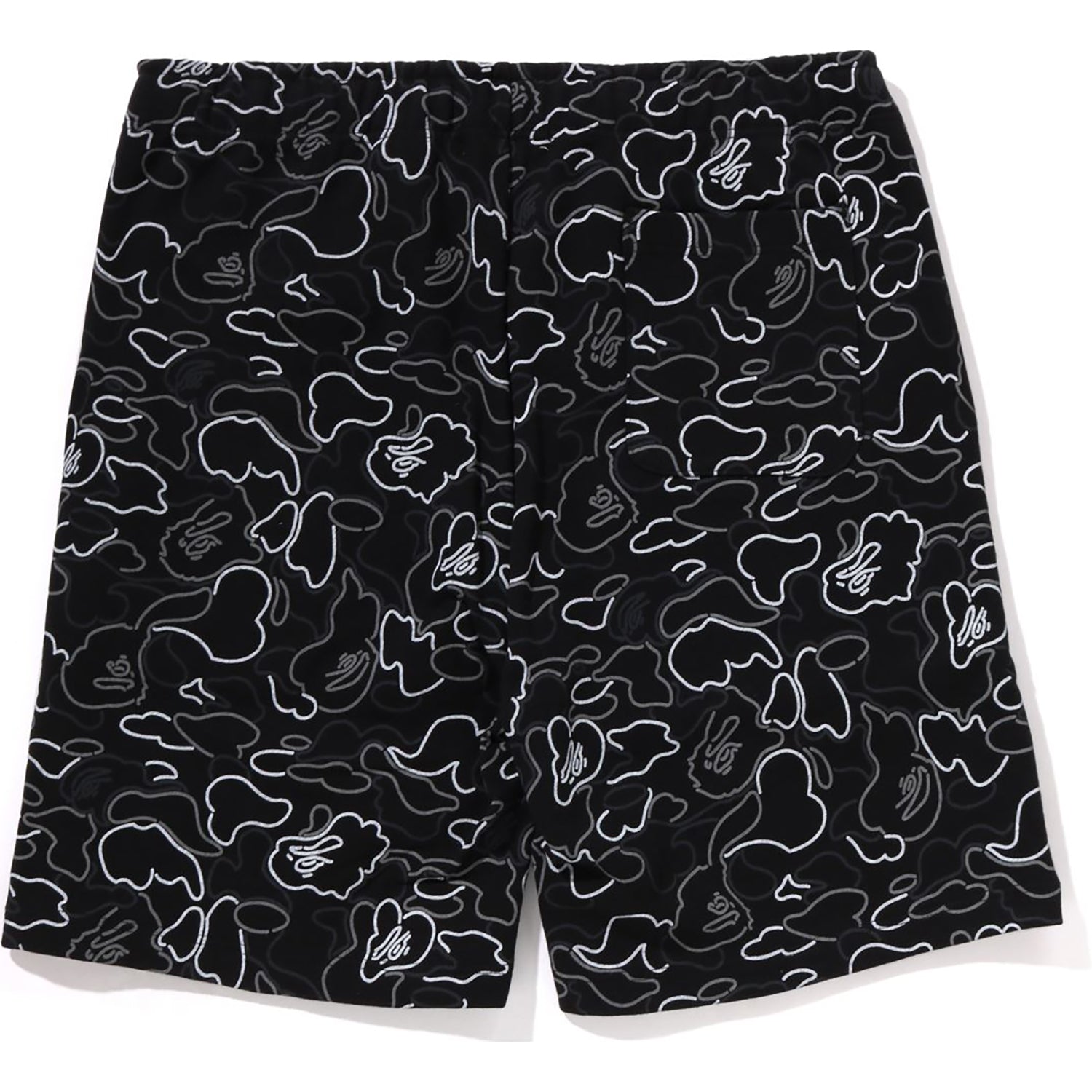 BAPE NEON CAMO REGULAR FIT SWEAT SHORTS MENS