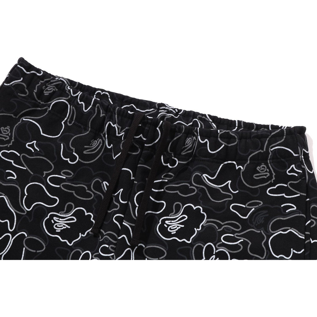 BAPE NEON CAMO REGULAR FIT SWEAT SHORTS MENS