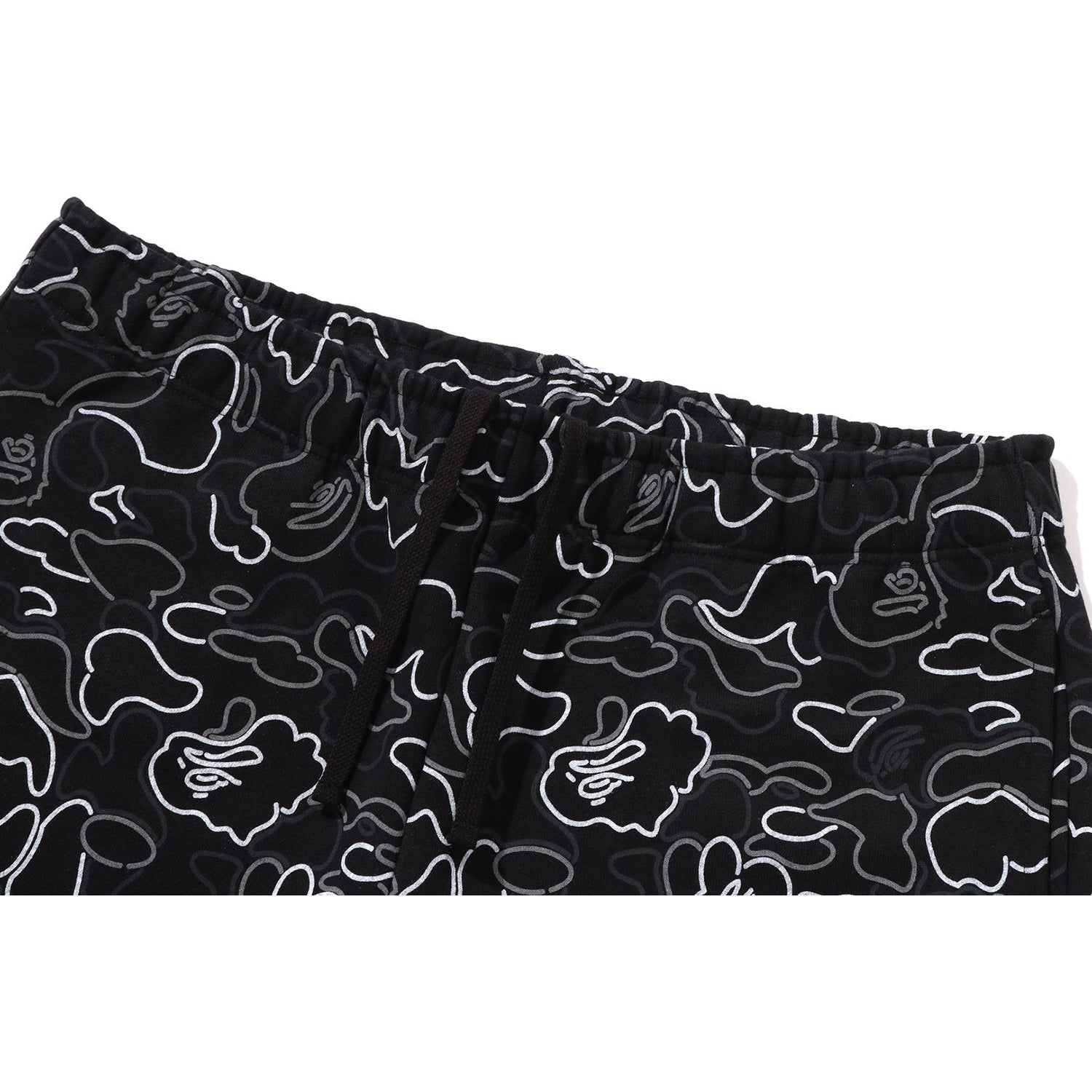 BAPE NEON CAMO REGULAR FIT SWEAT SHORTS MENS