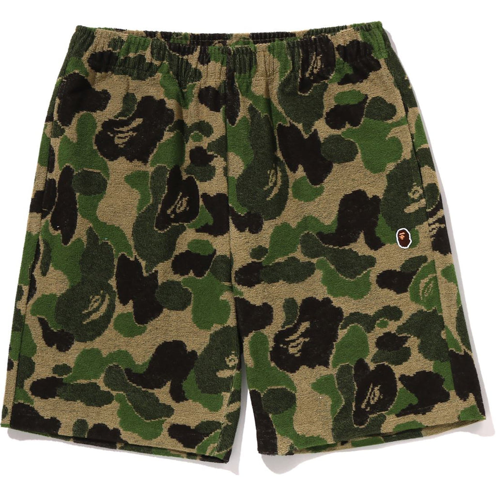 BAPE ABC CAMO PILE ONE POINT SWEAT SHORTS MENS