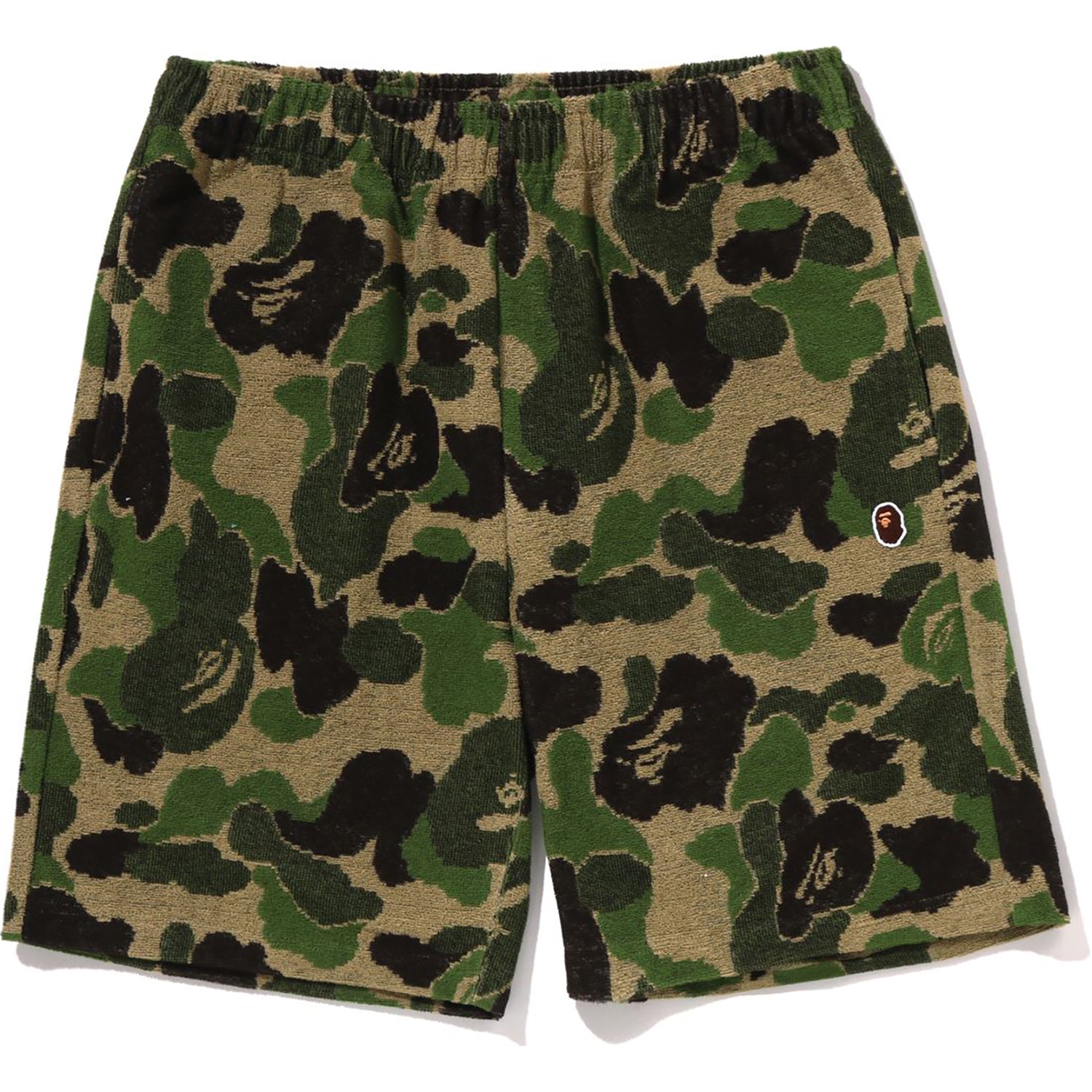BAPE ABC CAMO PILE ONE POINT SWEAT SHORTS MENS