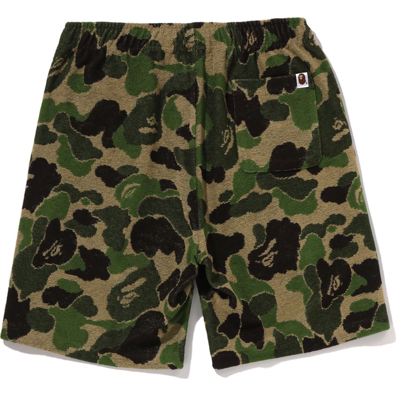 BAPE ABC CAMO PILE ONE POINT SWEAT SHORTS MENS