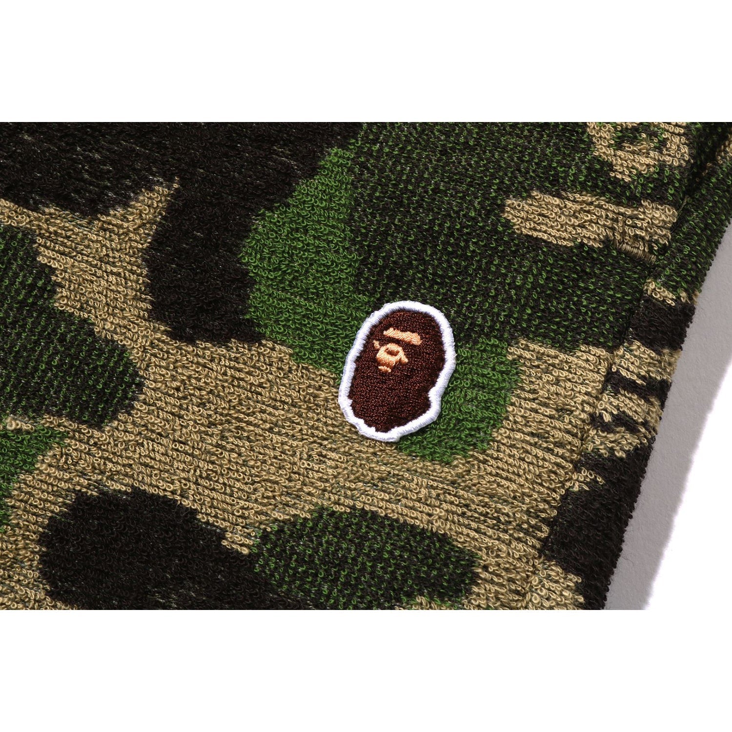 BAPE ABC CAMO PILE ONE POINT SWEAT SHORTS MENS