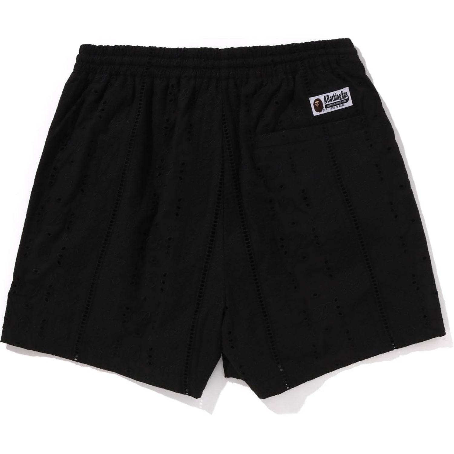 BAPE EMBROIDERY RELAXED FIT SHORTS MENS