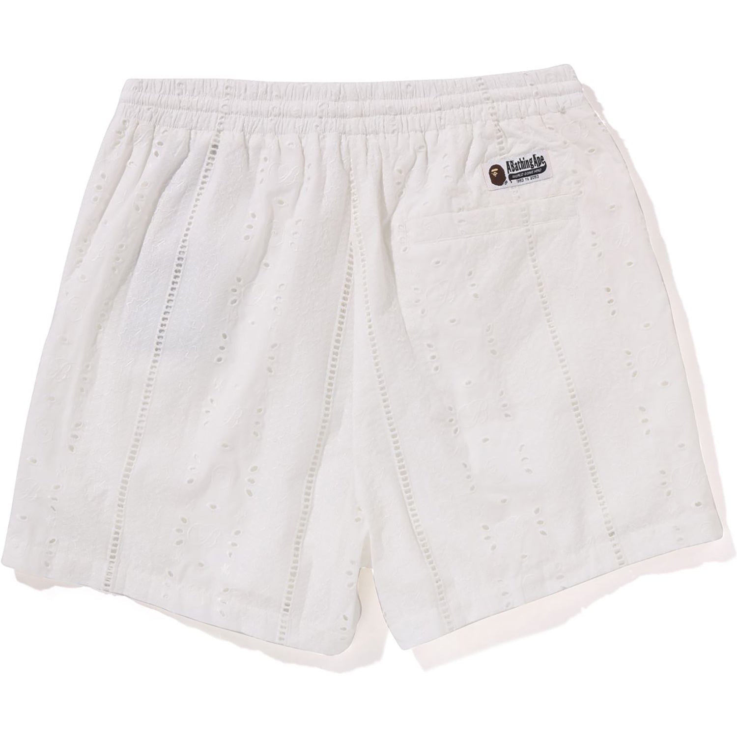 BAPE EMBROIDERY RELAXED FIT SHORTS MENS