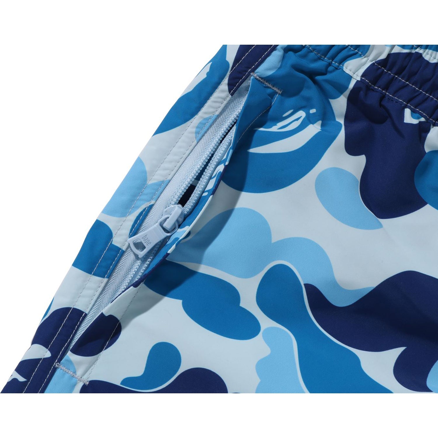 BAPE ABC CAMO ONE POINT RELAXED FIT WATER SHORTS MENS
