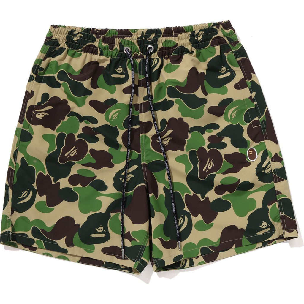 BAPE ABC CAMO ONE POINT RELAXED FIT WATER SHORTS MENS