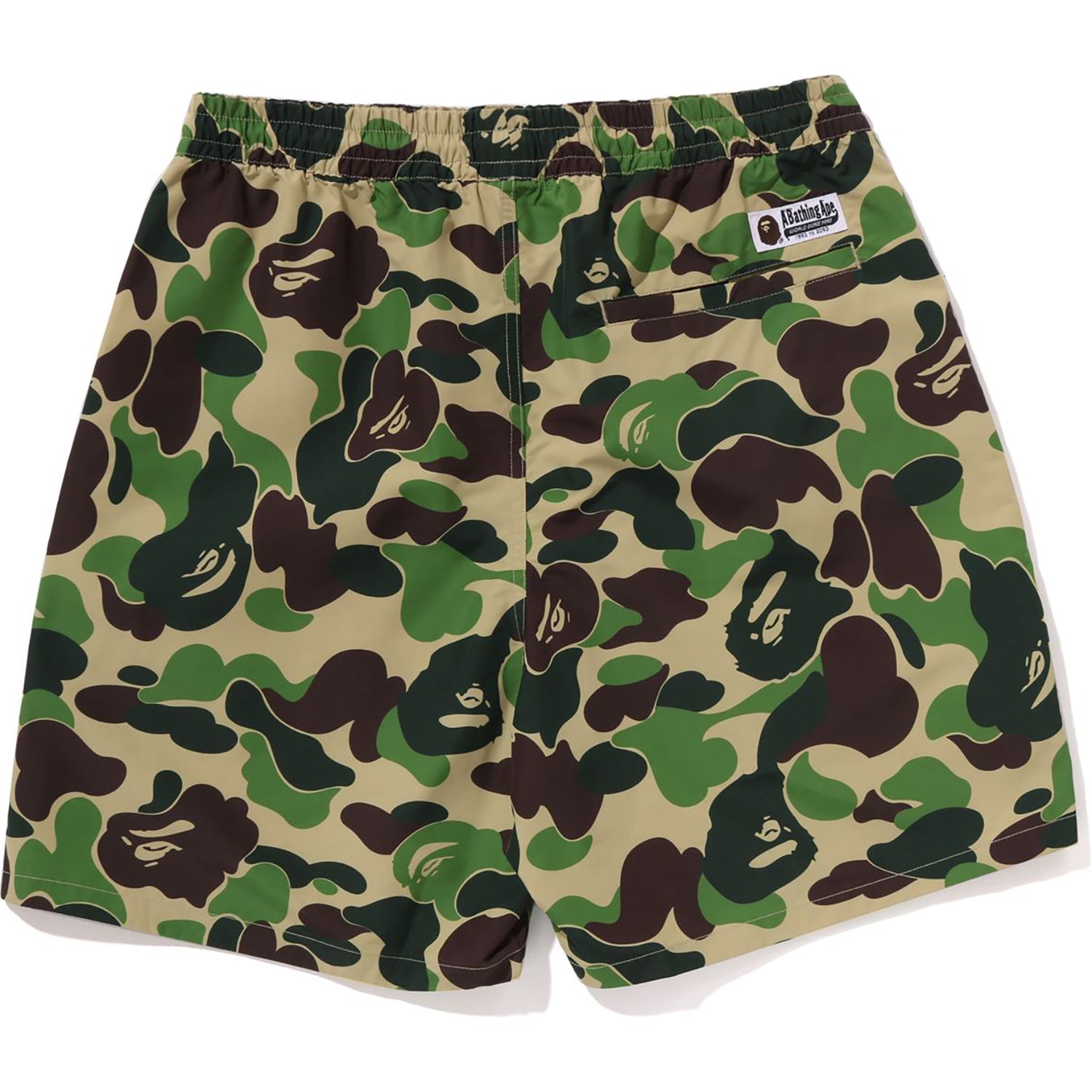 BAPE ABC CAMO ONE POINT RELAXED FIT WATER SHORTS MENS