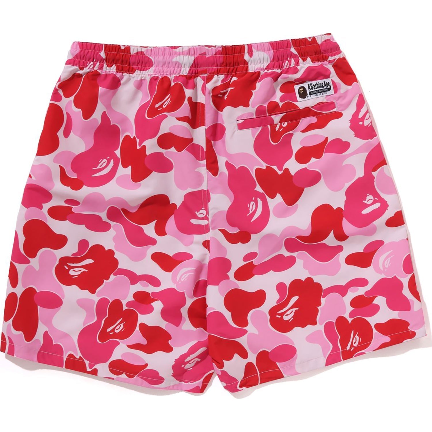 BAPE ABC CAMO ONE POINT RELAXED FIT WATER SHORTS MENS