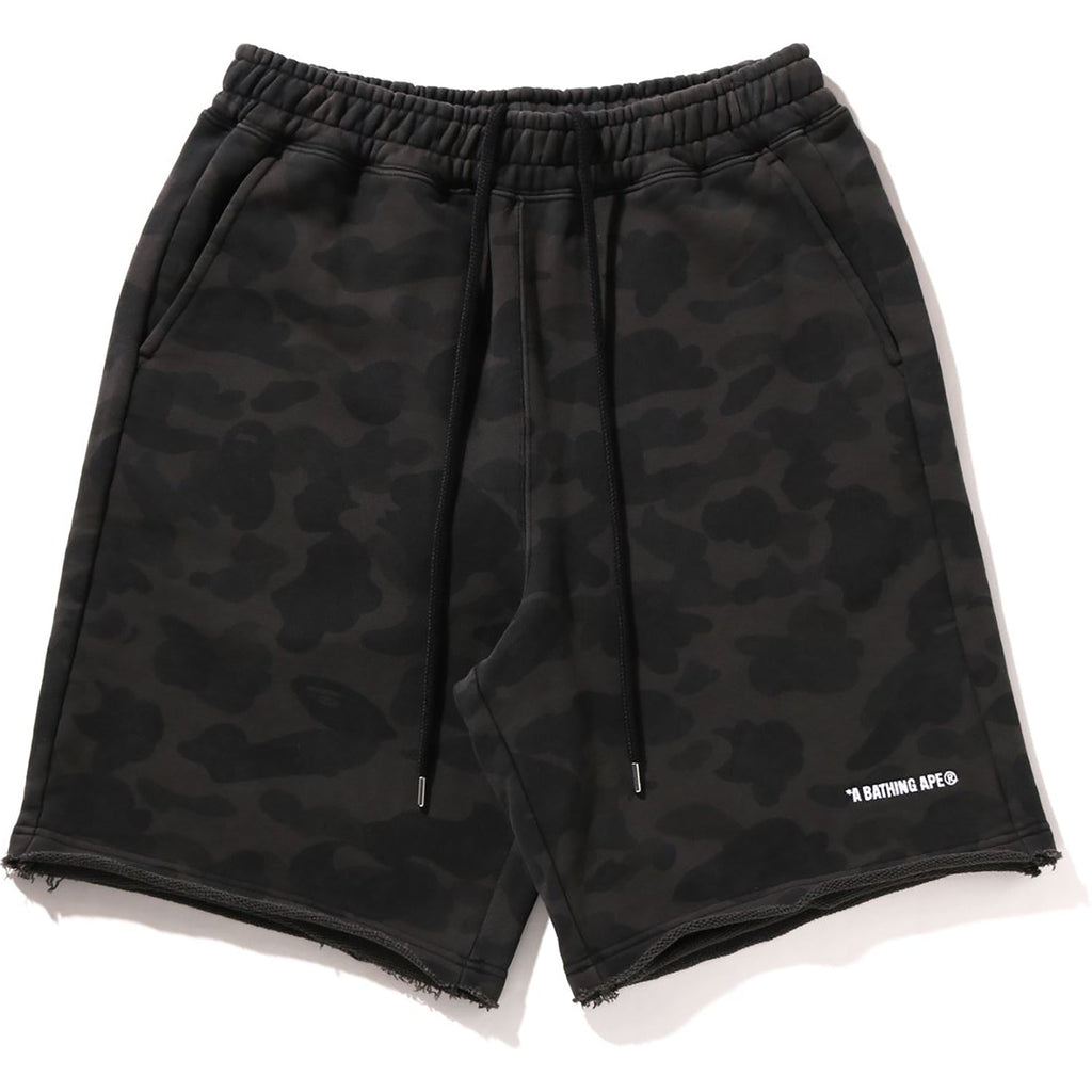 BAPE 1ST CAMO HEAVY WASHED RELAXED FIT SWEAT SHORTS MENS