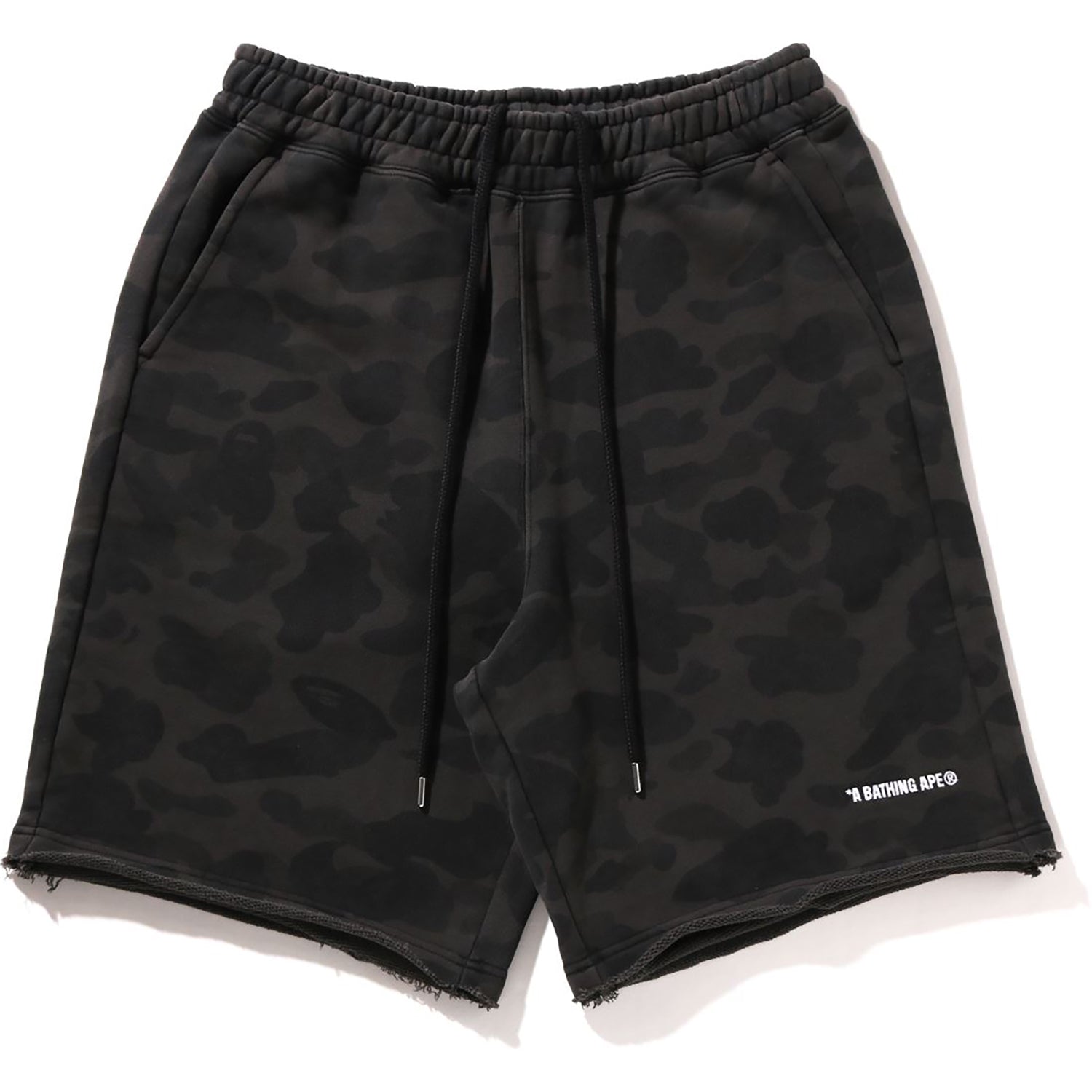 BAPE 1ST CAMO HEAVY WASHED RELAXED FIT SWEAT SHORTS MENS