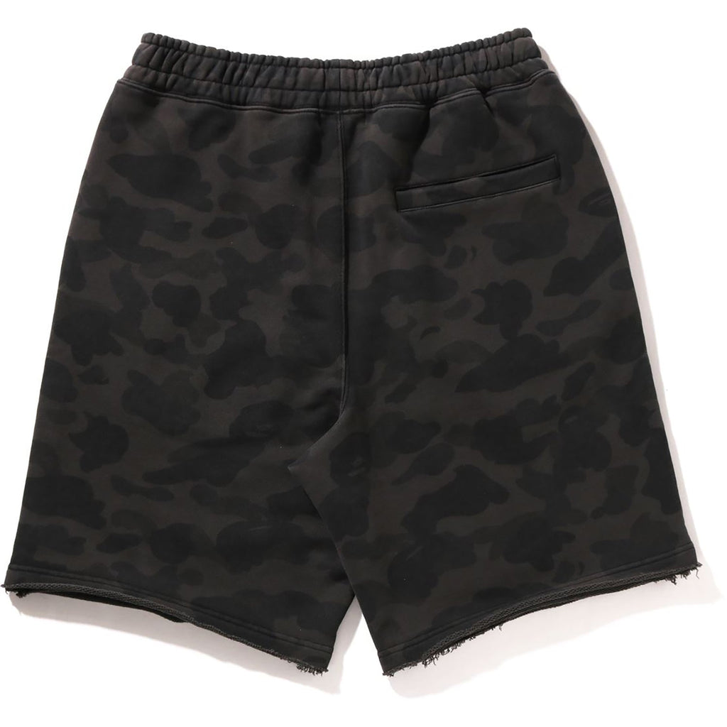 BAPE 1ST CAMO HEAVY WASHED RELAXED FIT SWEAT SHORTS MENS