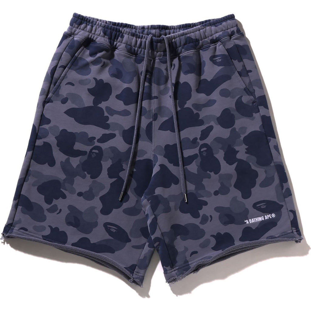 BAPE 1ST CAMO HEAVY WASHED RELAXED FIT SWEAT SHORTS MENS