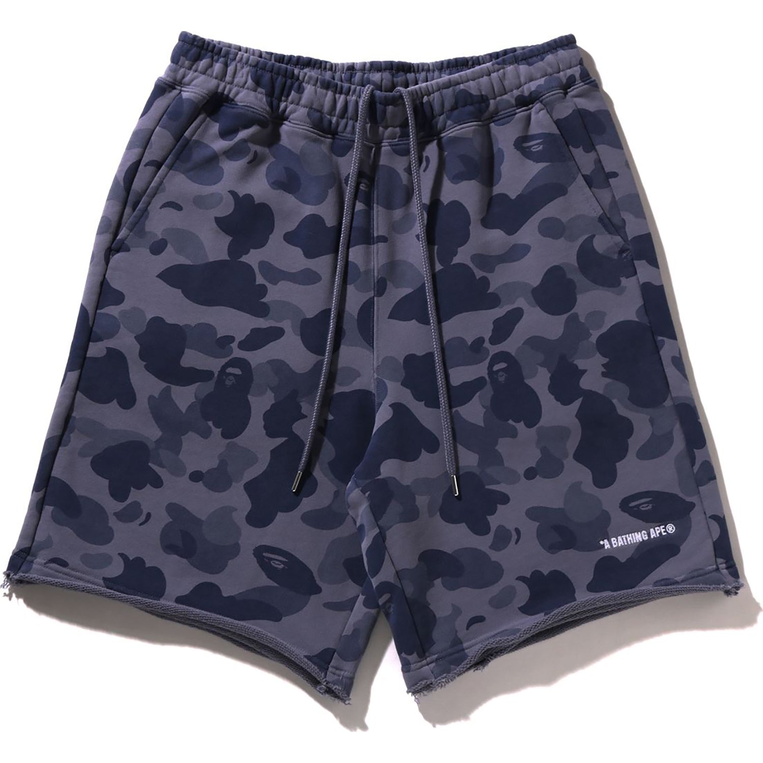 BAPE 1ST CAMO HEAVY WASHED RELAXED FIT SWEAT SHORTS MENS