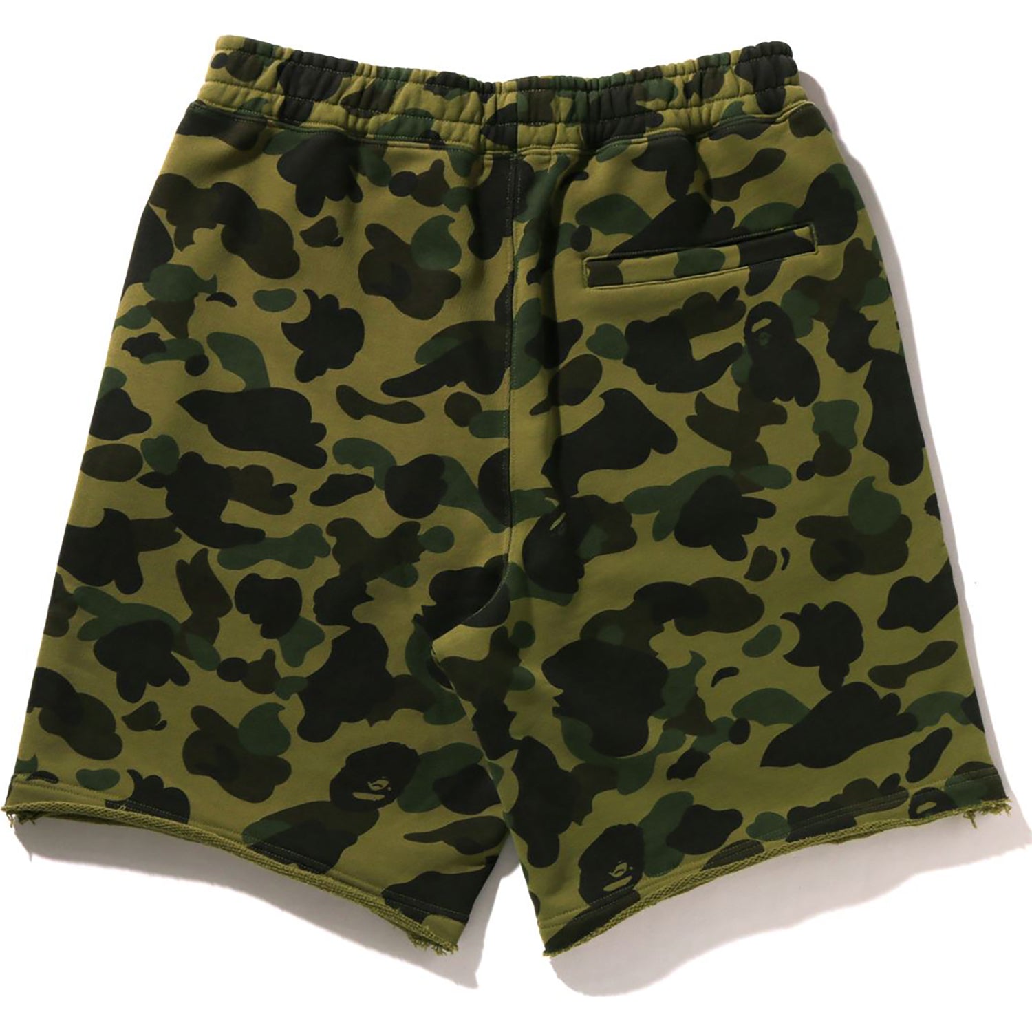 BAPE 1ST CAMO HEAVY WASHED RELAXED FIT SWEAT SHORTS MENS