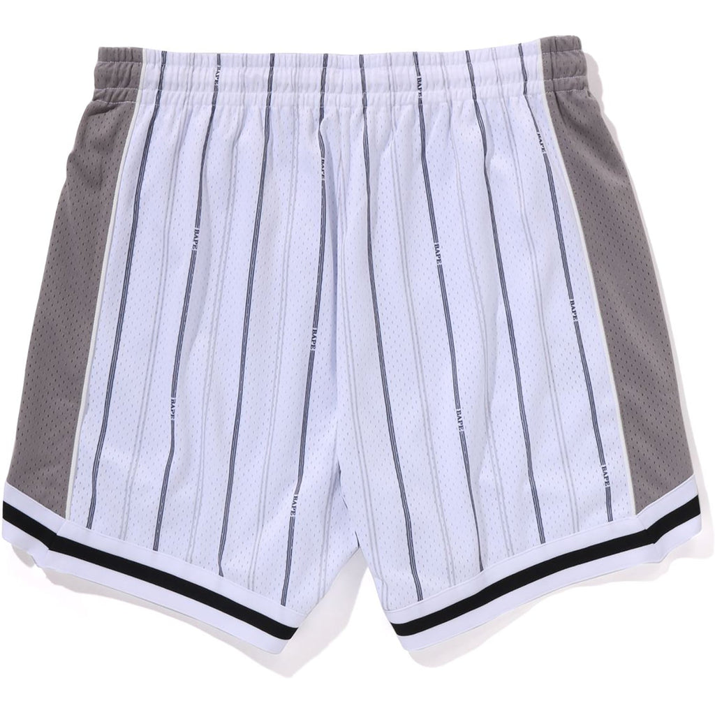 BAPE MULTI LOGO REVERSIBLE RELAXED FIT SWEAT SHORTS MENS
