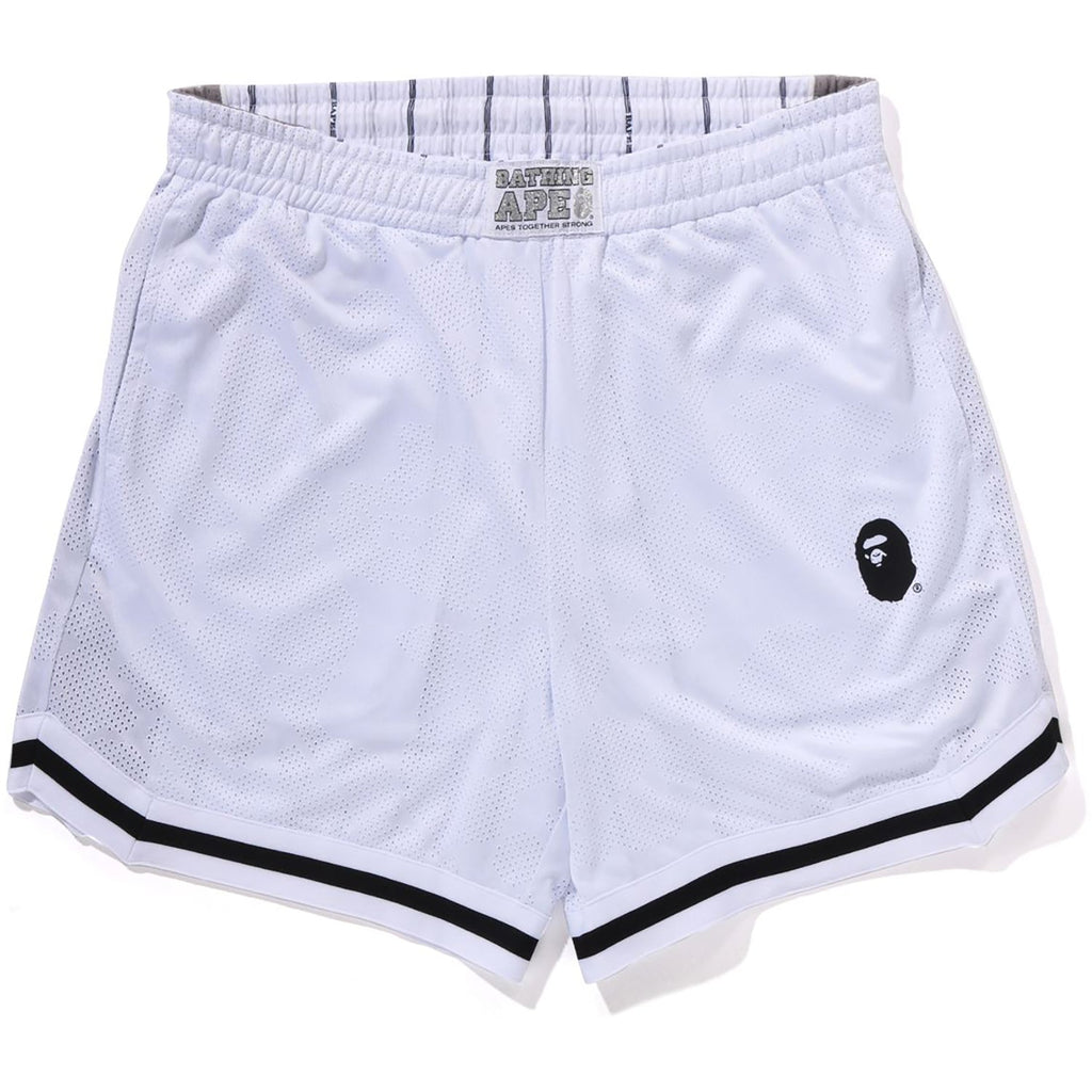 BAPE MULTI LOGO REVERSIBLE RELAXED FIT SWEAT SHORTS MENS