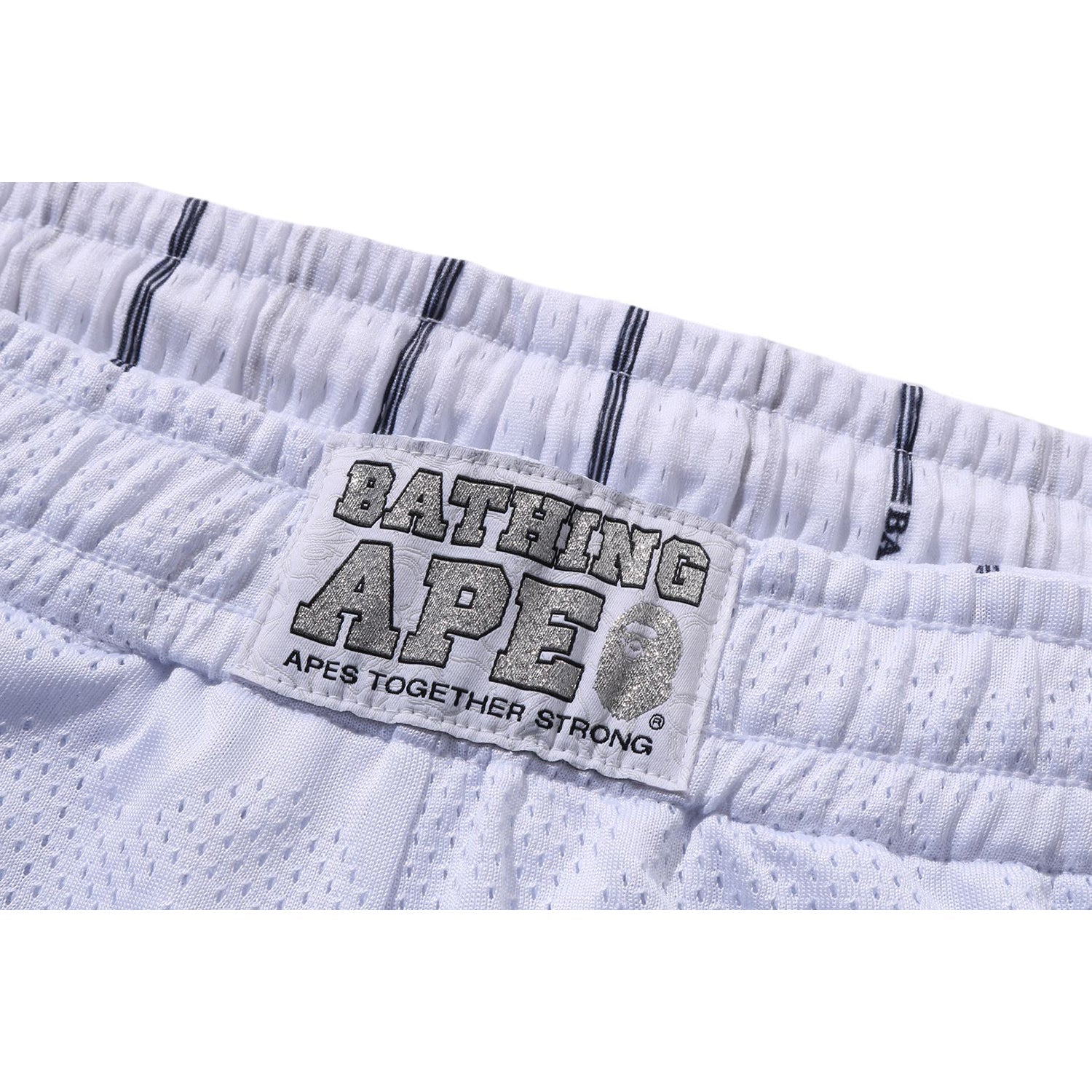 BAPE MULTI LOGO REVERSIBLE RELAXED FIT SWEAT SHORTS MENS