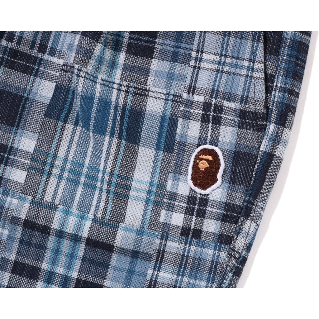 BAPE MULTI CHECK ONE POINT SHORTS KIDS