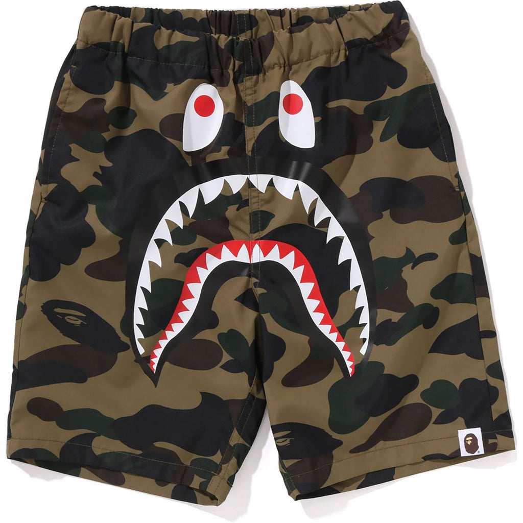 BAPE 1ST CAMO SHARK BEACH SHORTS KIDS