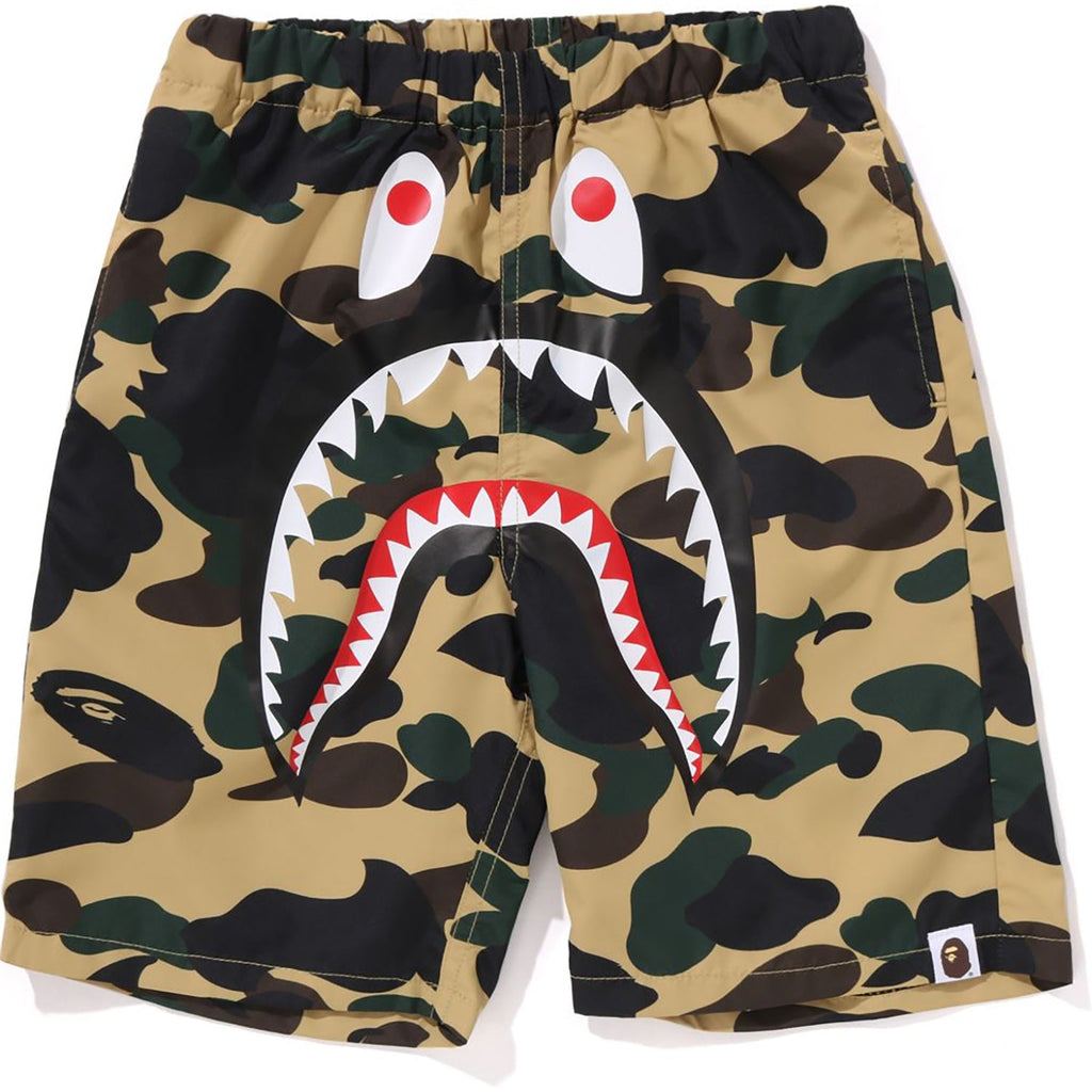 BAPE 1ST CAMO SHARK BEACH SHORTS KIDS