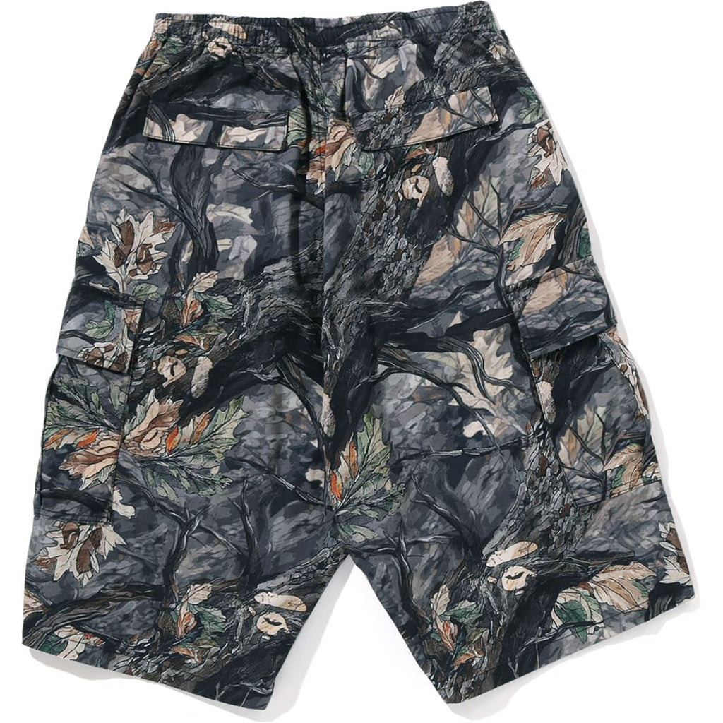 BAPE TREE EDGE CAMO CARGO SHORTS MENS