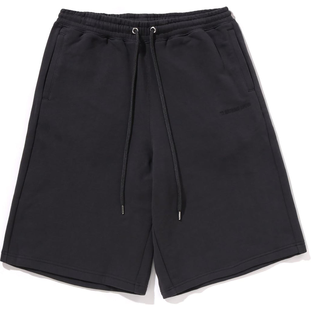 BAPE BATHING APE LOGO KNEE LENGTH RELAXED FIT SWEAT SHORTS MENS